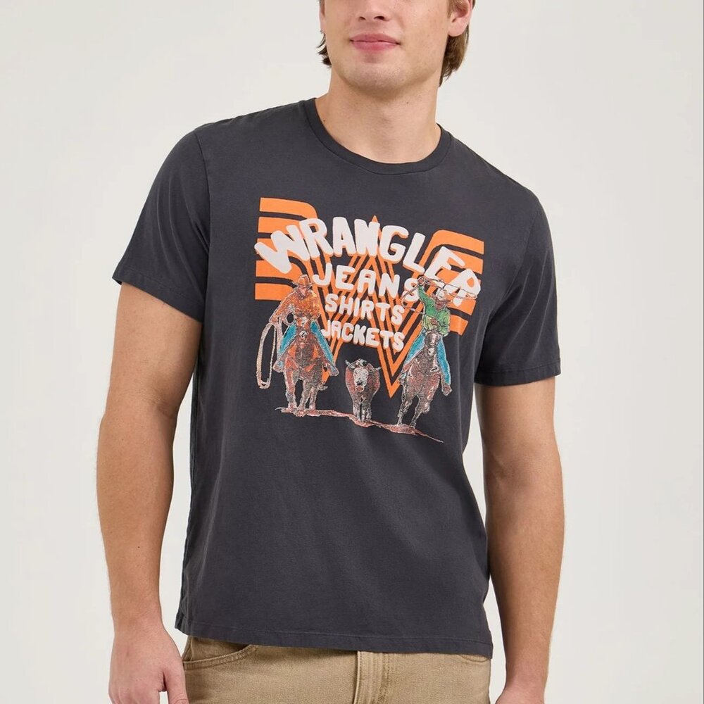Wrangler x Whataburger Black‎ Crewneck Graphic T-Shirt